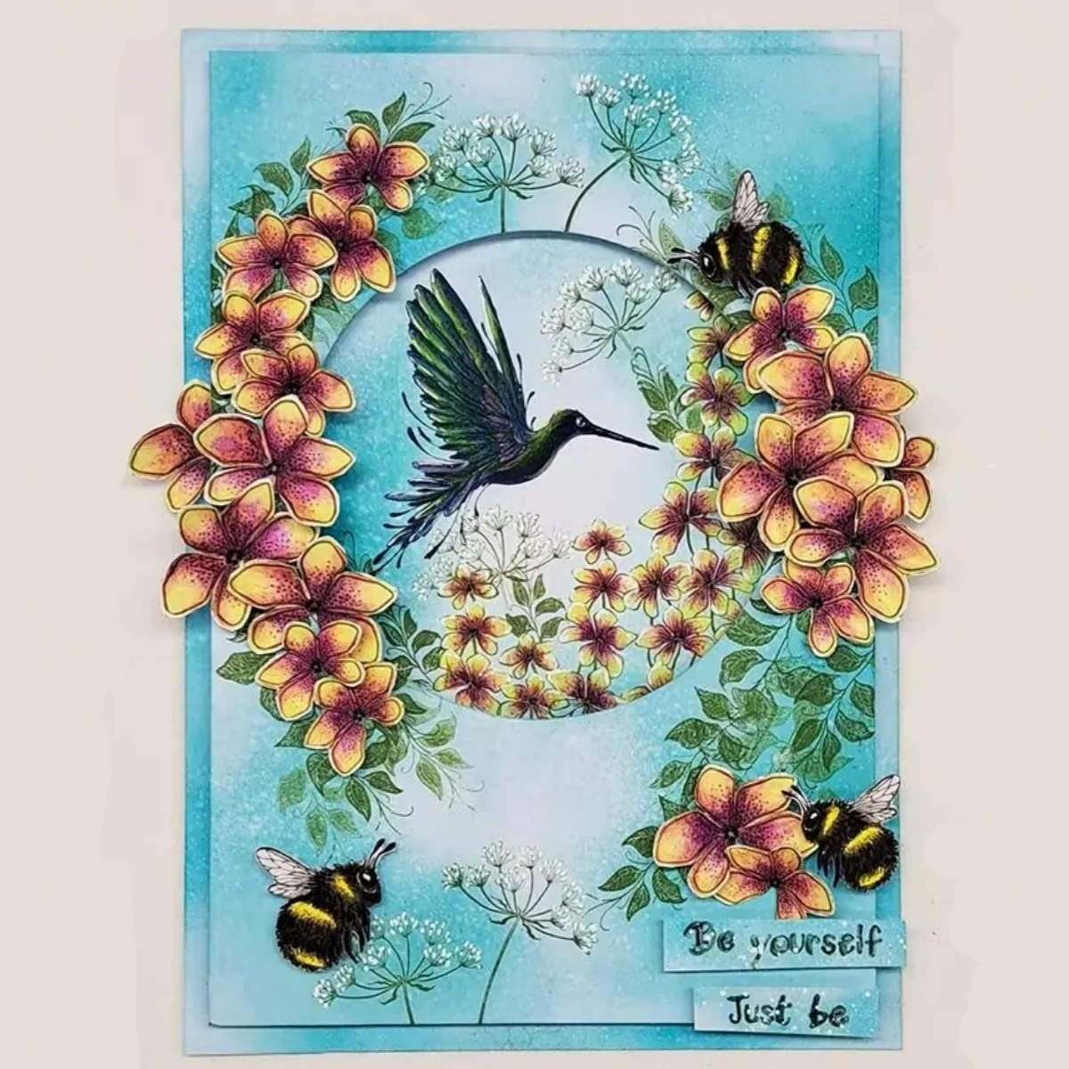 Animal Hummingbird Bees Plant Clear Stamps For DIY Greeting Card Making Scrapbook Craft Paper Decoration New Arrival 2024