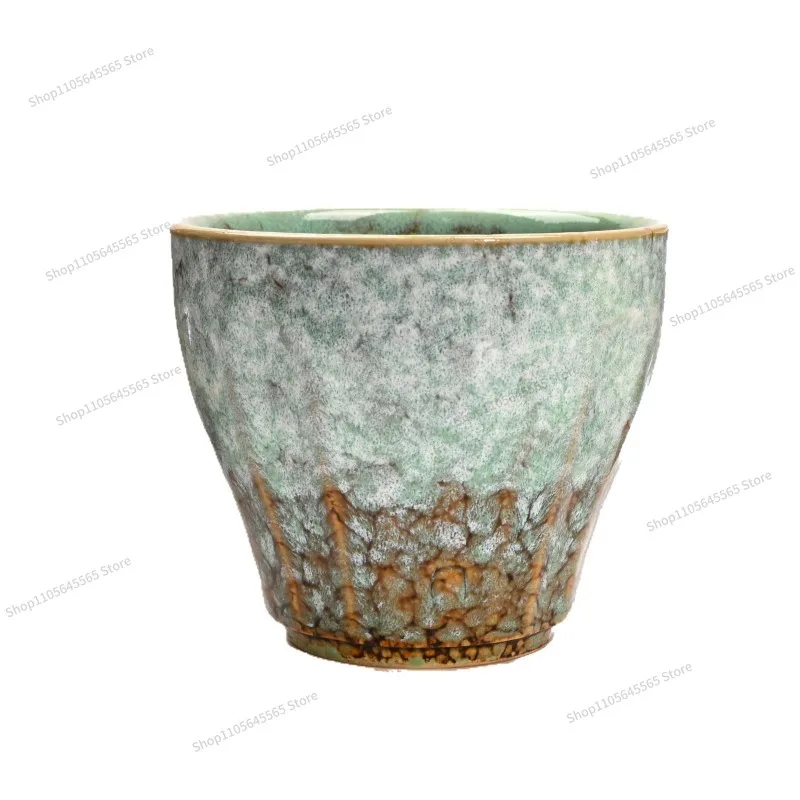 For Ceramic Coffee Cup 200ml Retro Color Style Home Office Handheld Water Cup