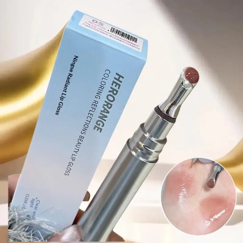 HERORANGE Lip Gloss Long-Lasting Moisturizing Lip Gloss, Lip Care Cosmetics For All Skin, Valentine's Day Gift, Birthday Gift