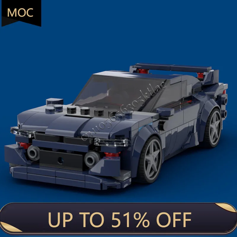 

231 шт. MOC-76920 серия скоростных соревнований STI гоночные строительные блоки модель DIY креативные технологии кирпичи игрушки детский праздничный подарок