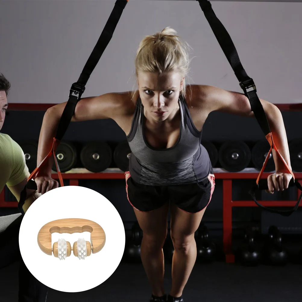 

1Pcs Body Massager Manual Portable Handheld Two Bead Roller Muscle Relaxing Massage Tool Full Body Use Massage Tool