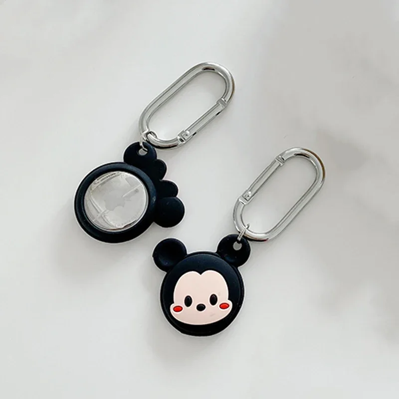 

AirTags Silicone Protective Case Stitch Mickey Hello Kitty Miniso Keychain Apple Tracker Locator Protector Cover Anti-scratch