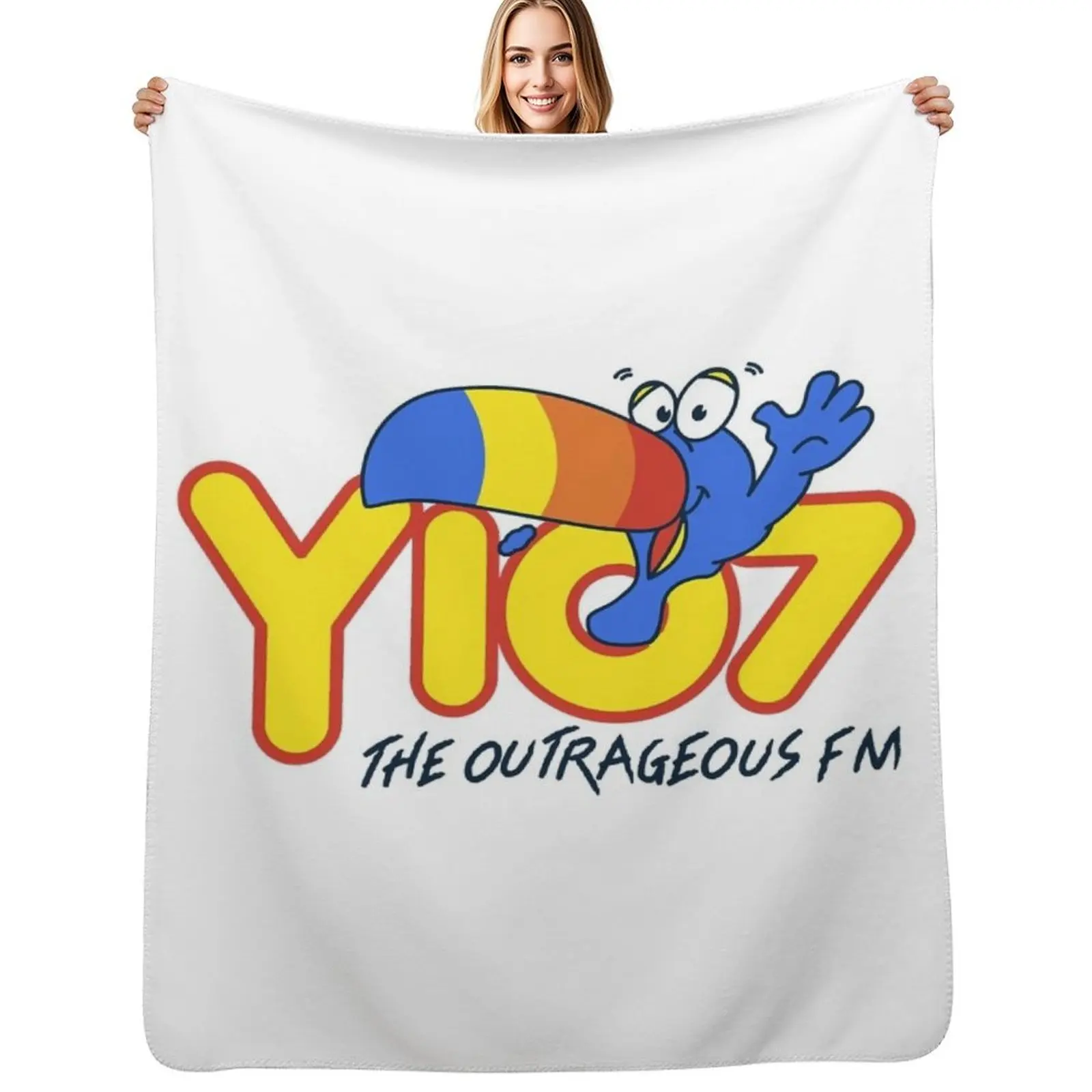

Y107 Nashville Throw Blanket Machine Washable Soft Warm Blanket