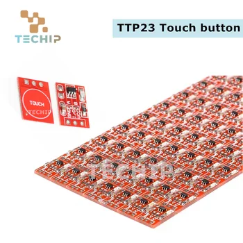 10PCS ใหม่ TTP223ปุ่มสัมผัสโมดูล Capacitor ประเภท Single Channel Self ล็อคสวิทช์สัมผัส Sensor