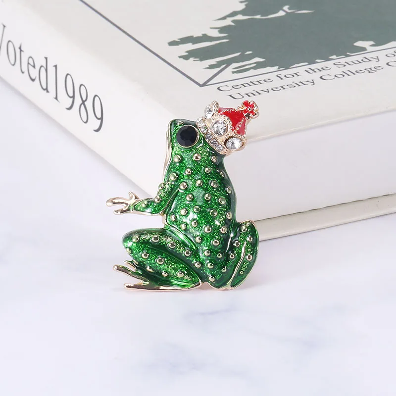 StarryGem grosir Frog One katak bros untuk wanita Unisex Enamel katak pin Kantor pesta teman mengumpulkan hadiah aksesoris