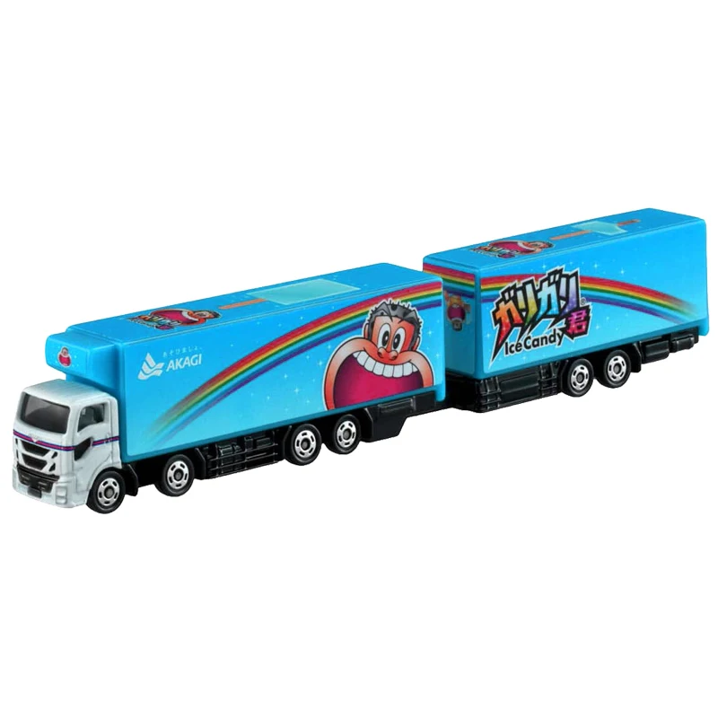 TAKARA TOMY Simulation Legierung Druckguss Automodell Spielzeug 123 Gari Jun langer Transporter LKW, Jungenspielzeug, Weihnachtsgeschenk für Kinder