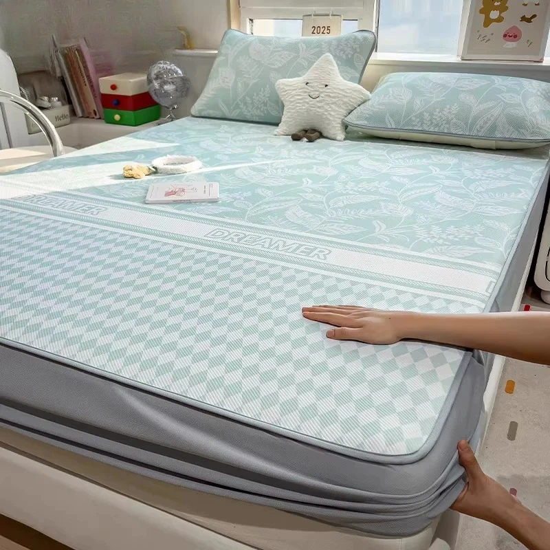 Summer Cooling Bedsheets Comfort Bedroom Quilt Cover Dubble Bedsheets Cute Mattress Roupa De Cama Casal Beddings Sets Full
