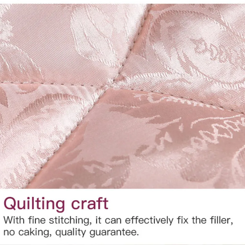 Premium Silk Autumn Quilt with Soft Cotton Padding and Feather Velvet for All Seasons