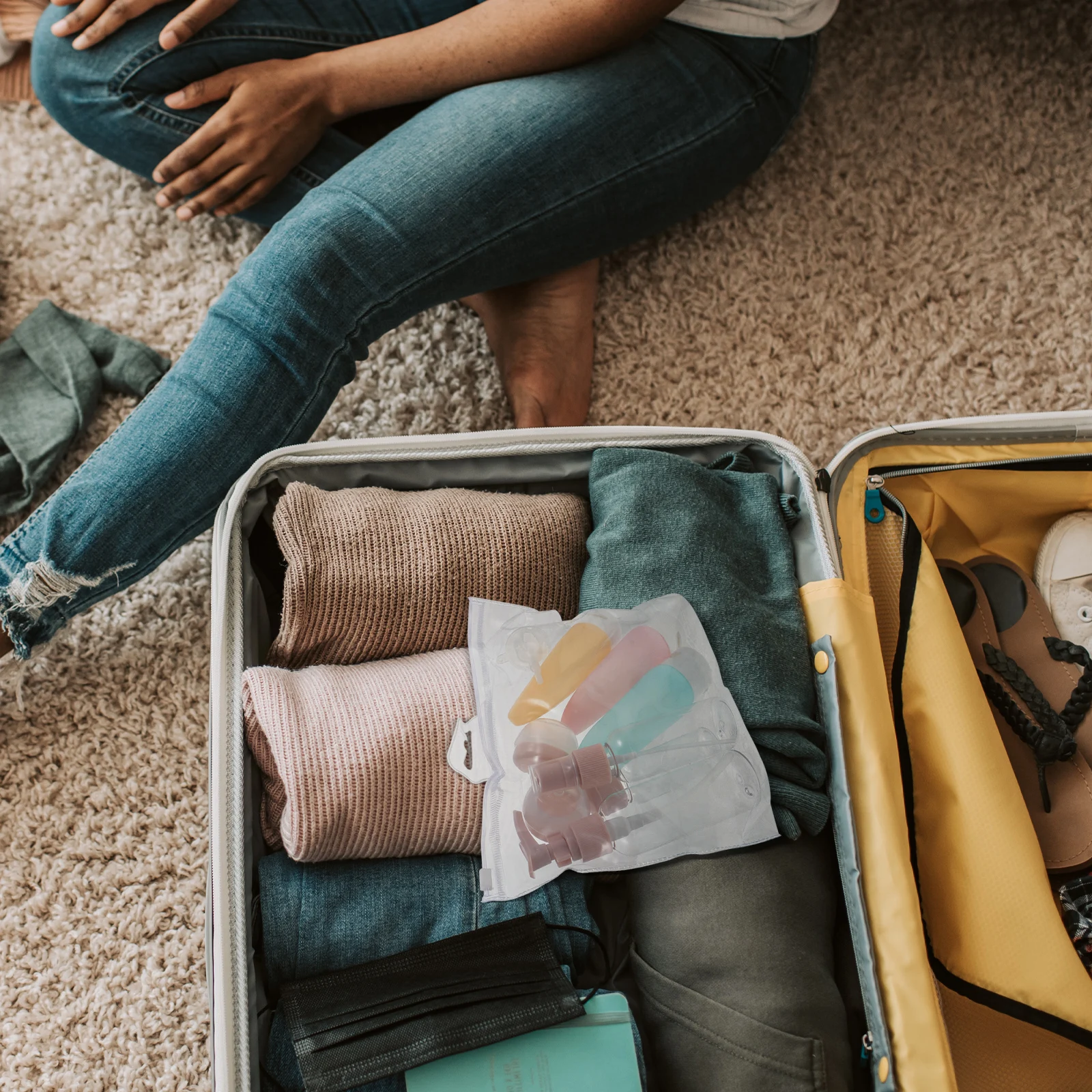 

Bottle Set Travel Size Leak Proof Durable Empty Refillable PET PP PE Material Portable Sample Bottles For H Soap Lotion