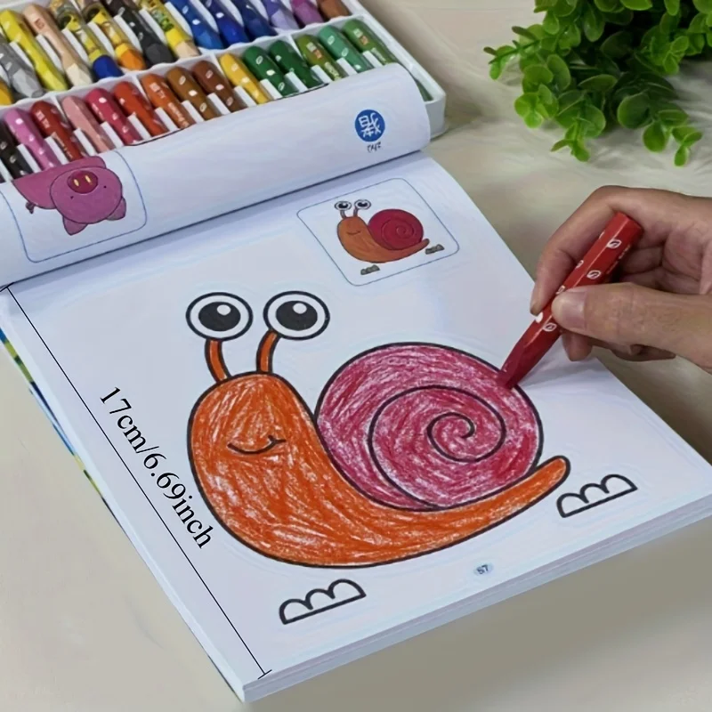 160-Page Kids Coloring & Drawing Book with Animal & Nature Themes - Non-Toxic Safe Paper, Art Supplies for Children for Ages 2-5