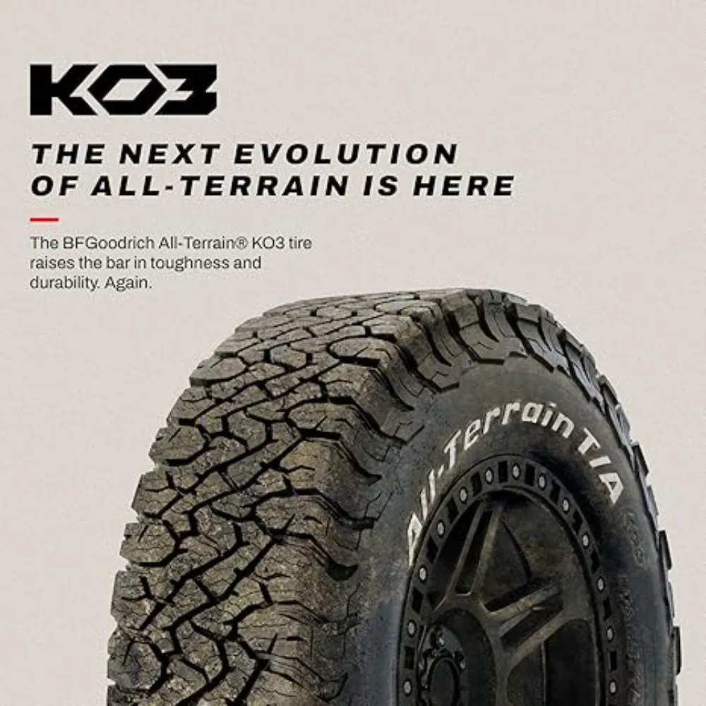 All-Terrain T/A KO3 Car Tire for Light Trucks, SUVs, and Crossovers, LT315/75R16/E 127S