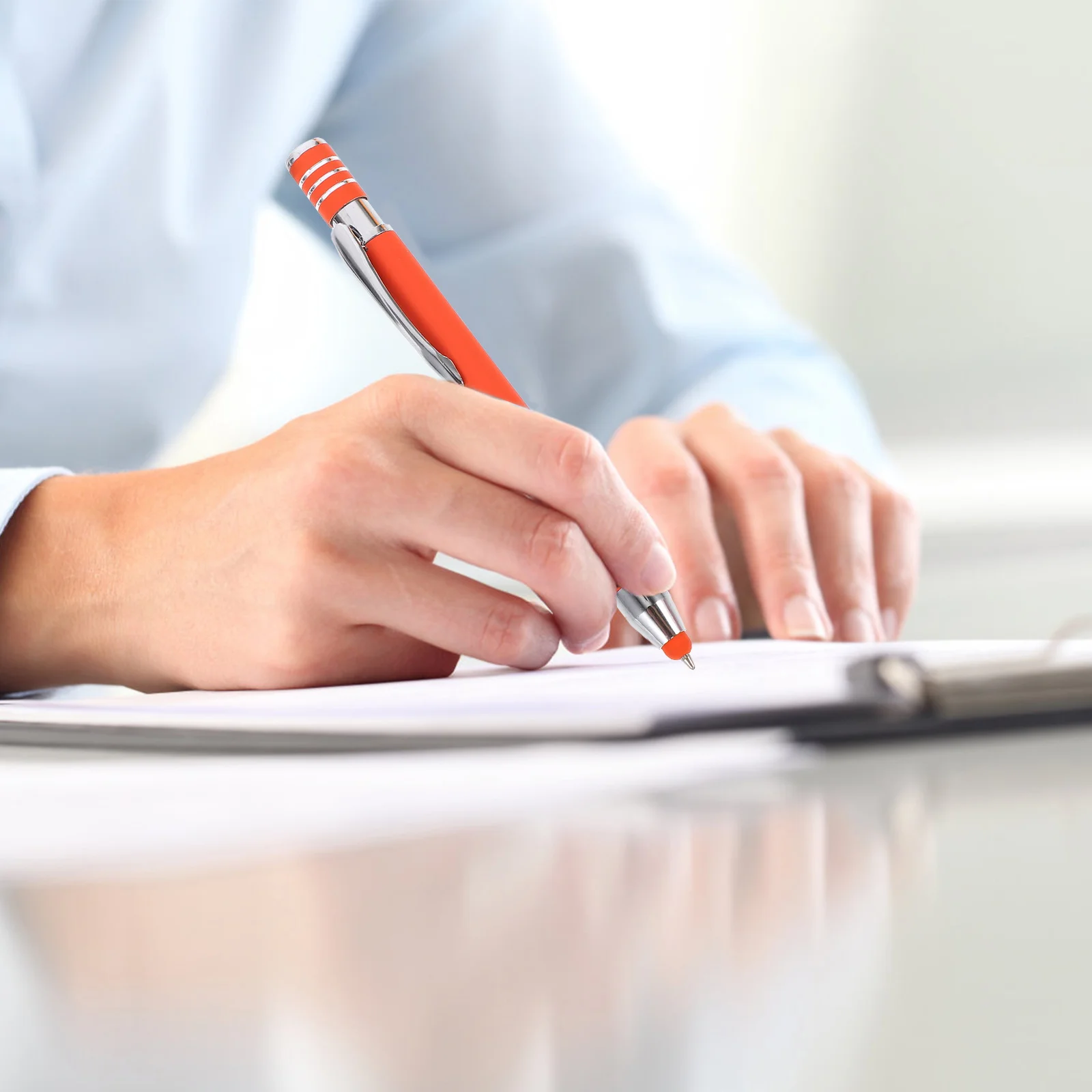 5Pcs Metal Ball Point Pen Multifunctional Stylus Pen for Capacitive Touch Screen Smooth Writing and Accurate Typing