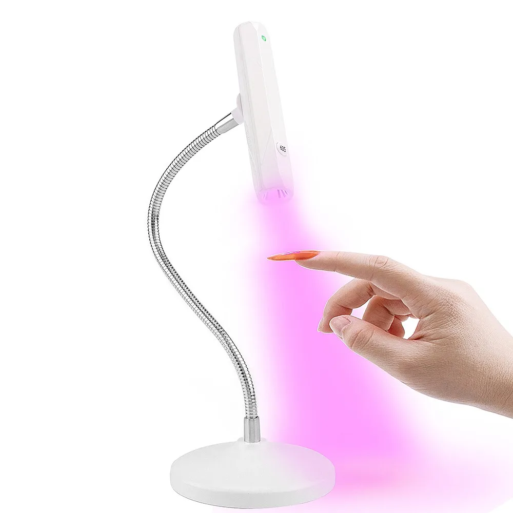 New Listing 2-in-1 Handheld Mini Flash Cure Light Cordless UV LED Gel Nail Lamp for Focused Beam Dry Nails view 3