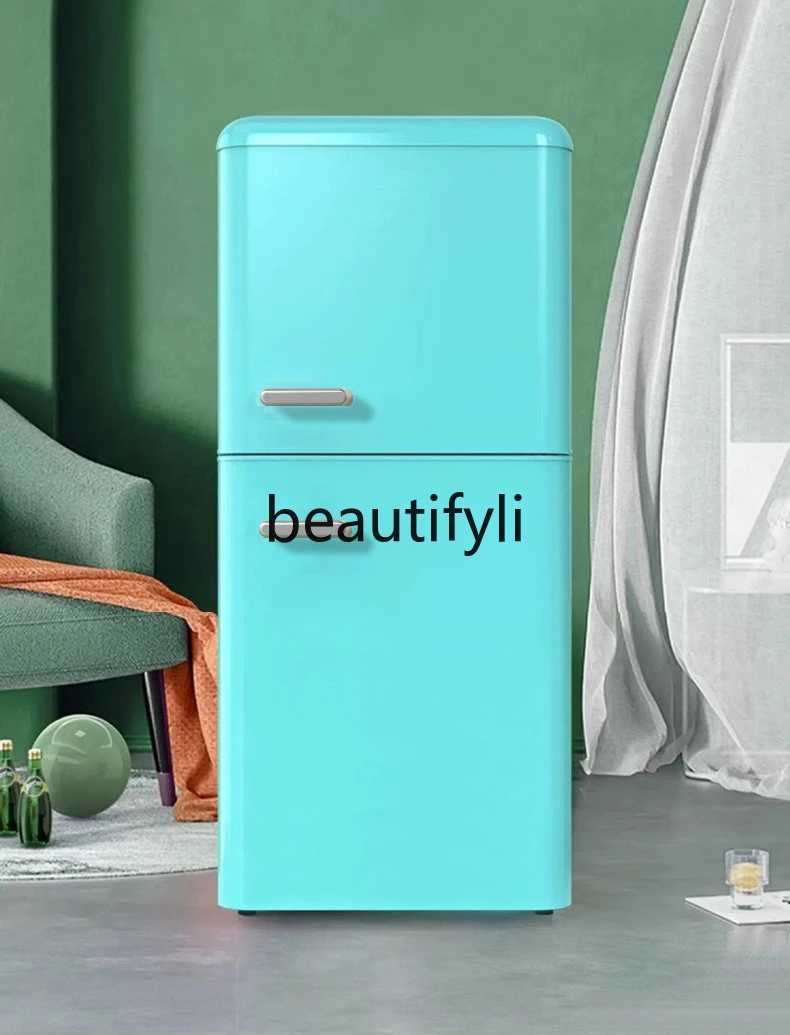 

Double door refrigeration and freezing nostalgia first-class energy efficiency, household refrigerator
