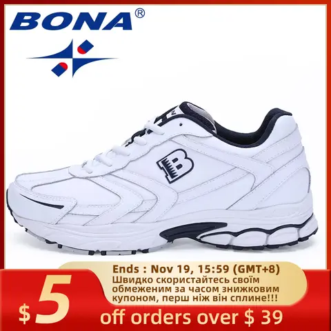 Men's Running Shoes Lace Up Bona