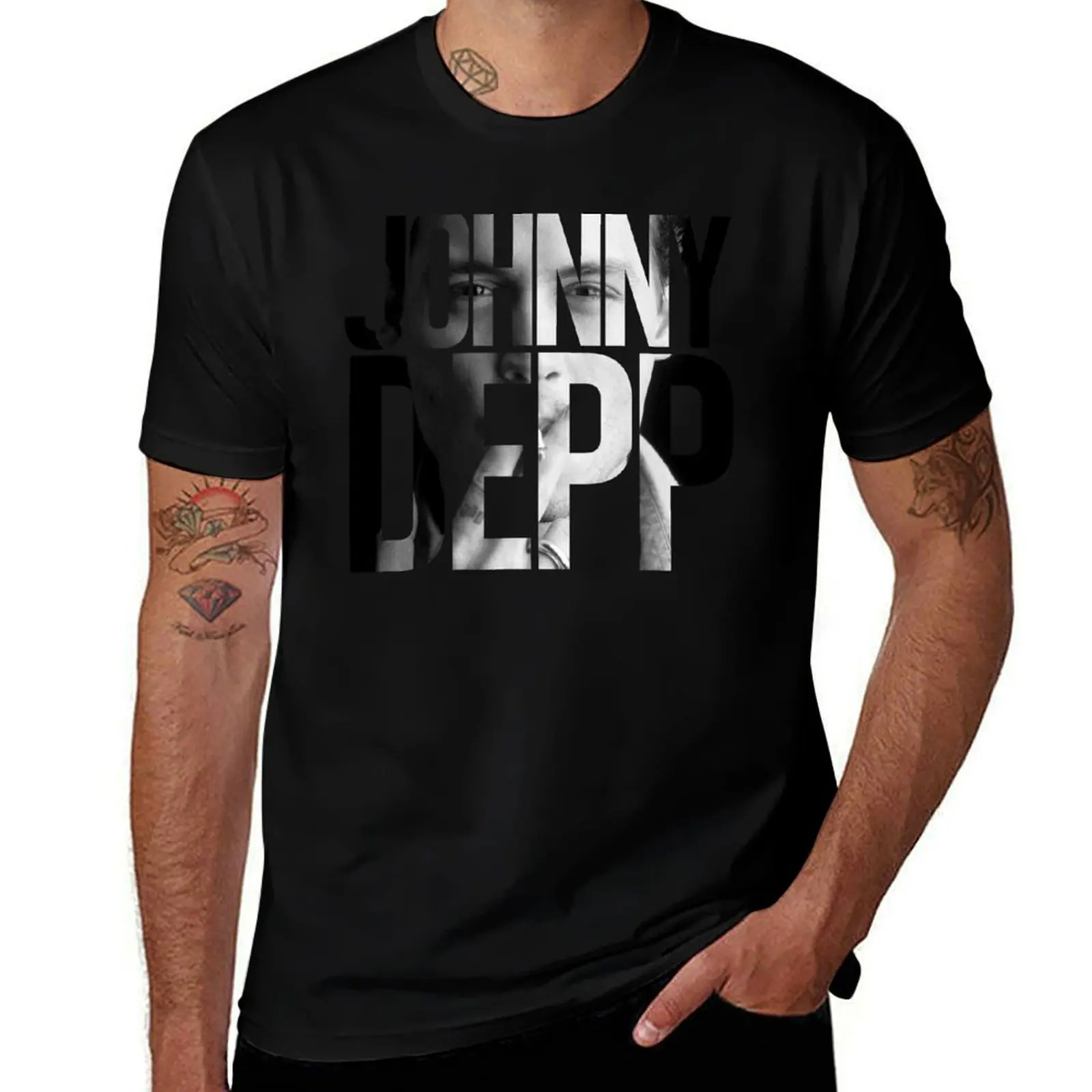Johnny Depp T-Shirt man t shirts high quality luxury brand T-Shirt