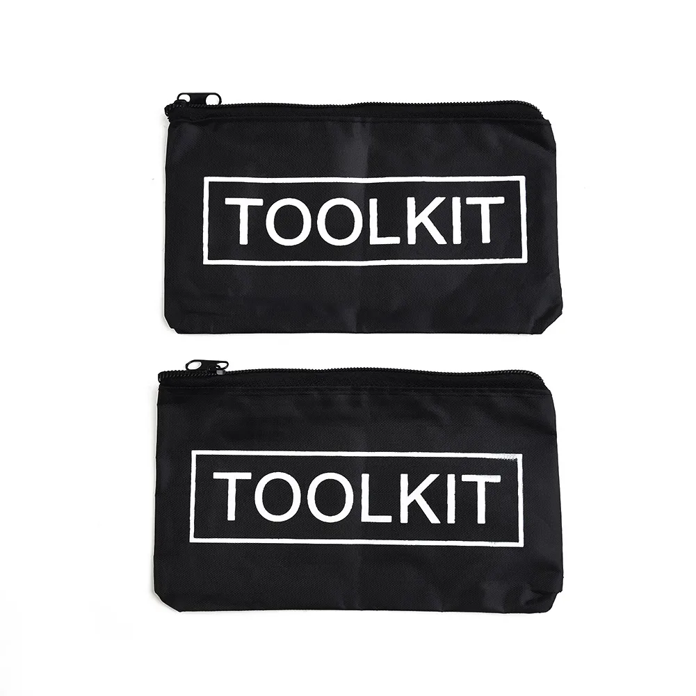 2pcs Waterproof 600D Oxford Cloth  Tools Storage Bag Case Pouch 19x11cm Tool Storage Bag Multi Functional Storage Bag