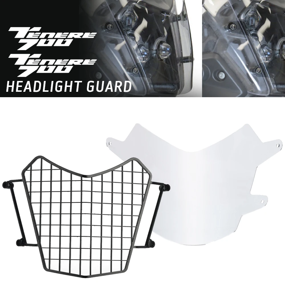 

FOR YAMAHA 2022-2024 TENERE 700 2019-2021 TENERE 700 WOLD RAID Motorcycle Headlight Protector Grille Guard Cover 2025 tenere700