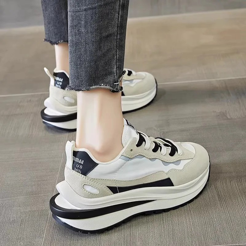 versatile-mom-shoes-for-women-spring-2024-casual-sporty-style-thick-bottom-rubber-sole-round-toe-deep-opening-fashionable