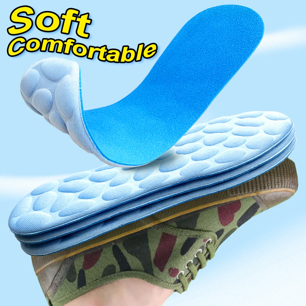 

EiD 4D Massage Insoles Super Soft Sports Shoes Insole for Feet Running Baskets Shoe Sole Arch Support Orthopedic Inserts Unisex