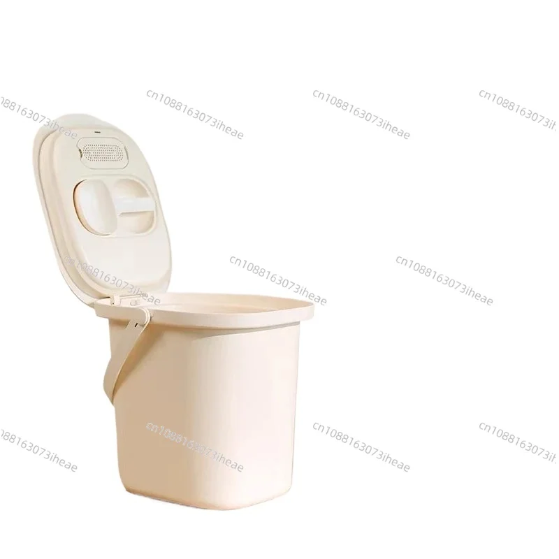 Vacuum grain storage bucket Cat food storage bucket Dog food moisture-proof bucket