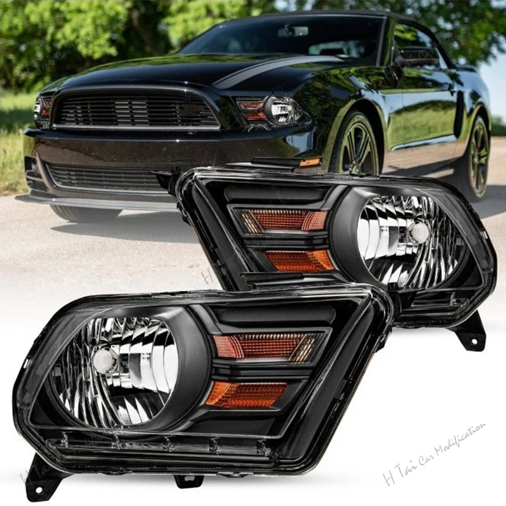 

Headlight Assembly For 2010-2011-2012-2023-2014 Ford Mustang Car Lamps Daytime Running Lights Dynamic Turn Signals Head lamp