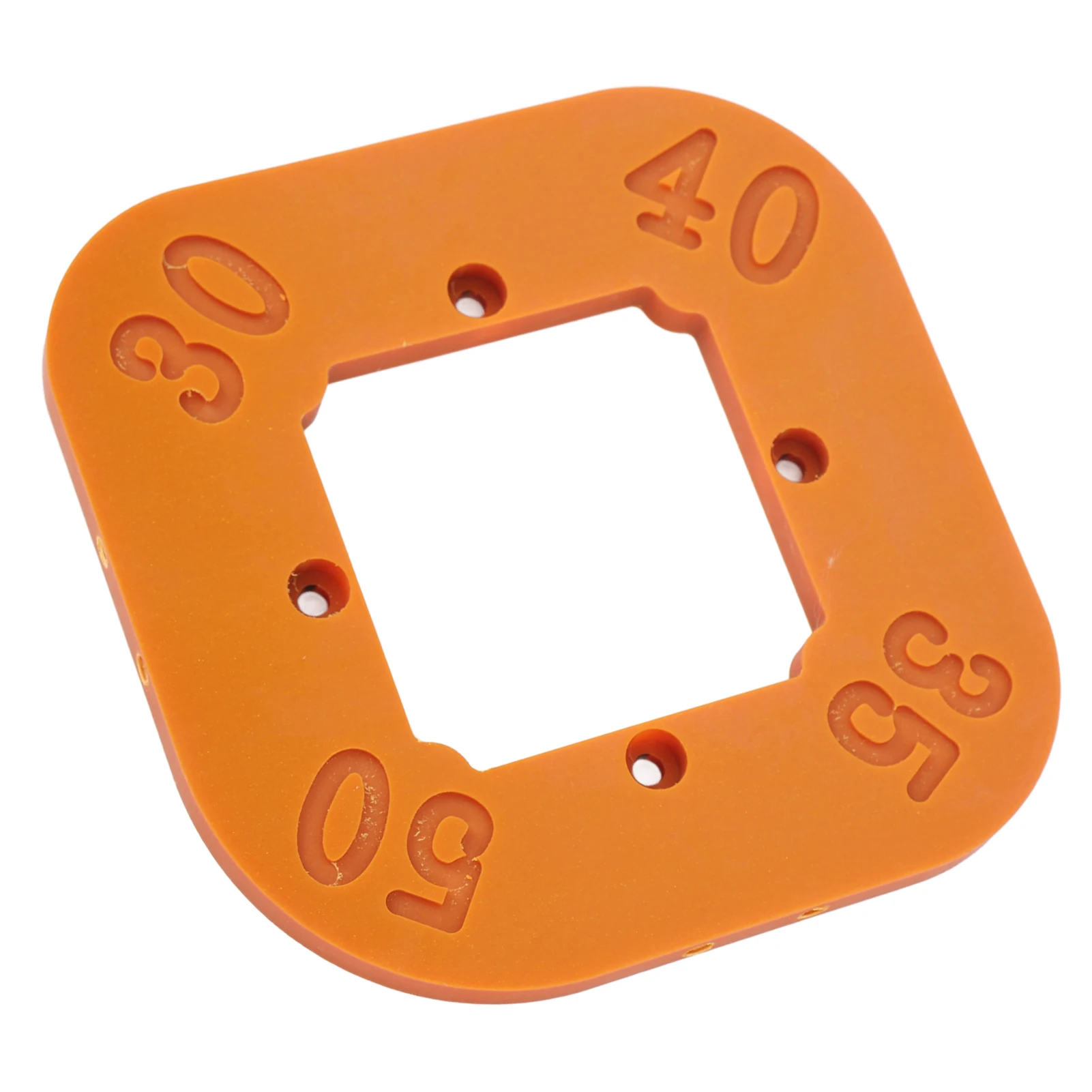 Router Radius Jig Mudah Digunakan Rekayasa Plastik Papan Sudut Bulat Radius Template R30 R35 R40 R50 untuk Proyek Pertukangan