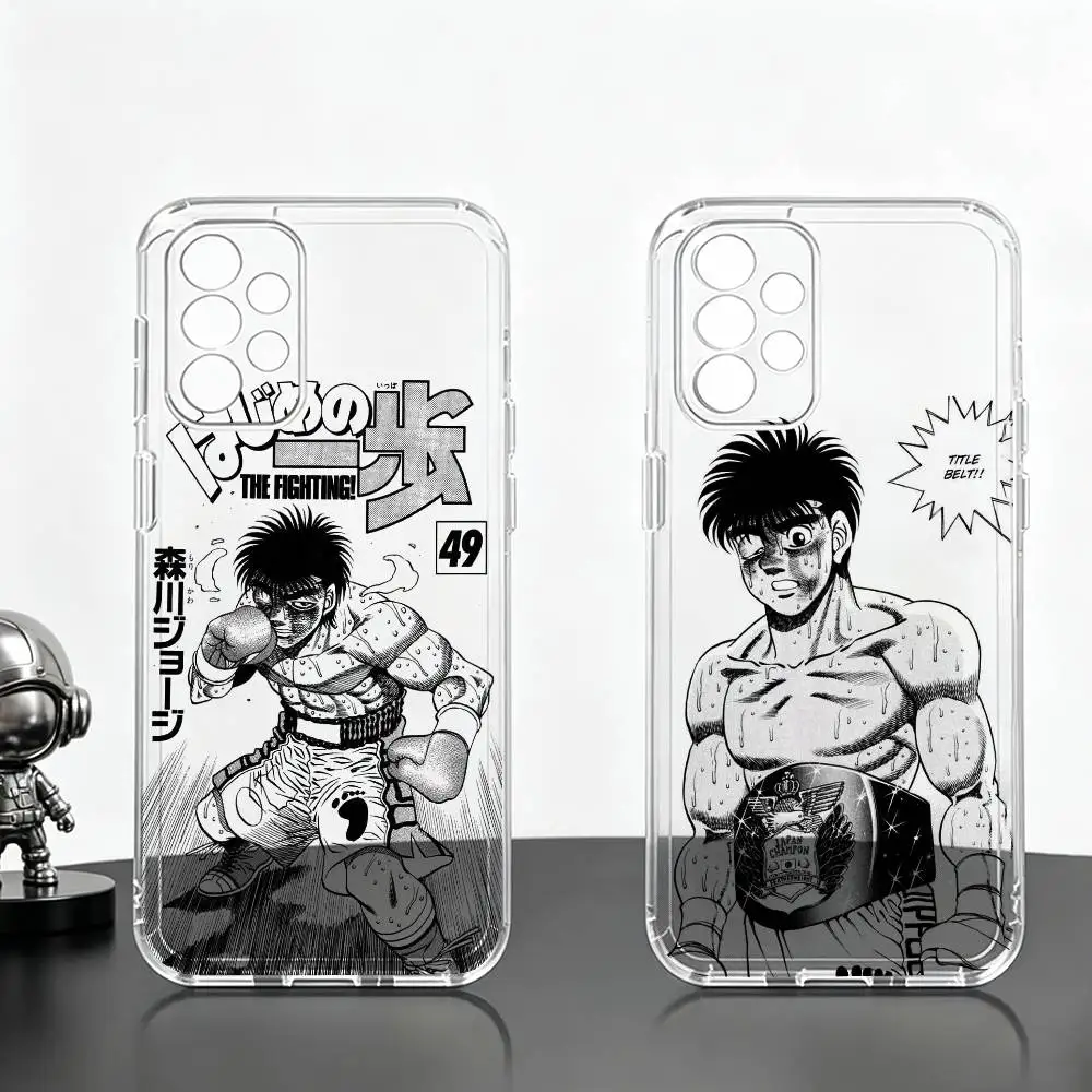 Anime Hajime no Ippo  Phone Case Transparent Silicone Soft For Samsung S25,S24,S21,S22,S23,S30,Ultra,S20,Plus,Fe