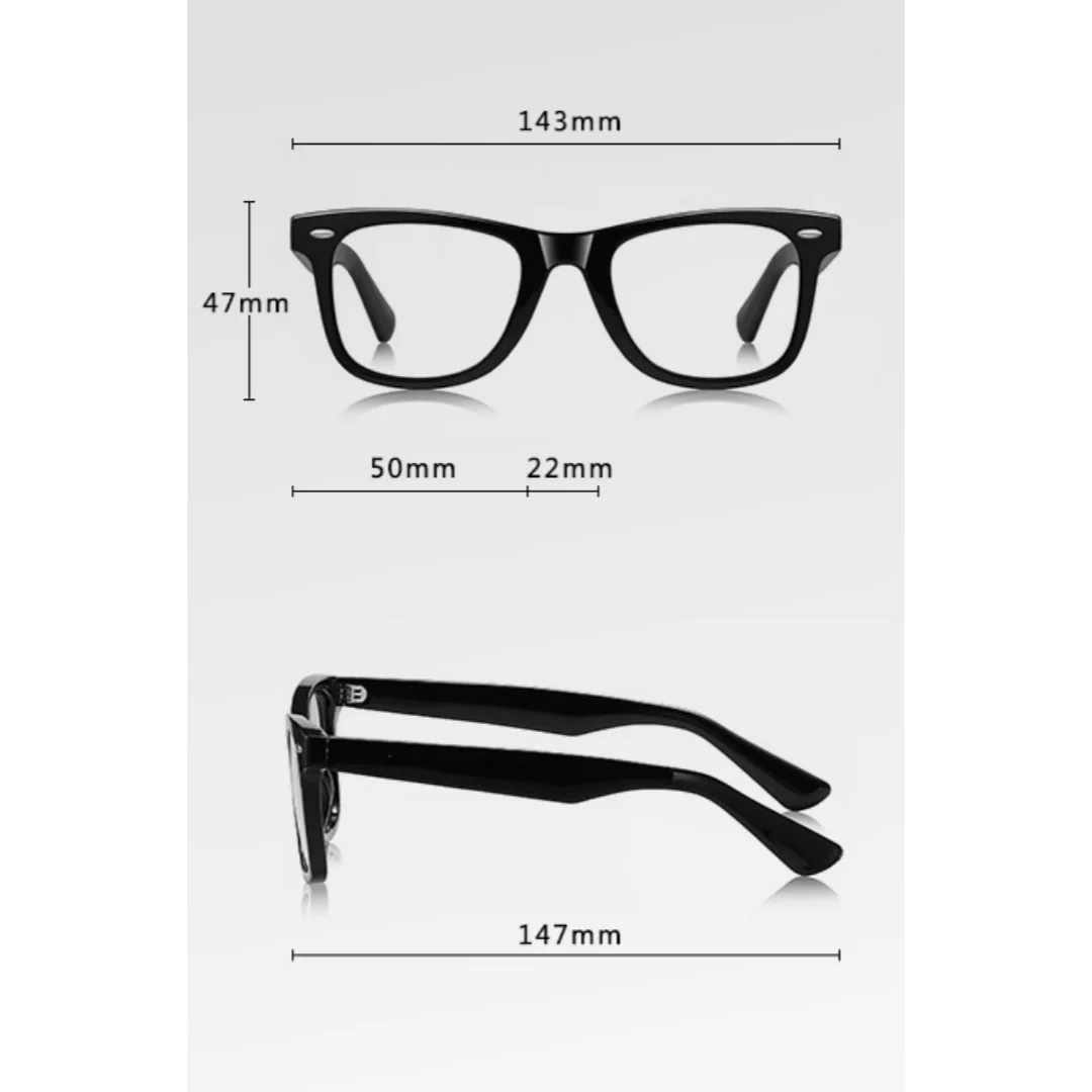 Óculos anti-luz azul para miopia tr90, óculos ópticos com visão curta de grau-1.0 a-6.0, óculos retrô