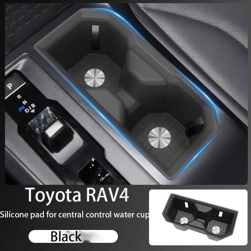 Suitable For Toyota RAV4 26 Center Console Cup Holder Storage,Waterproof And Dustproof Beverage Holder Cover Protector,Slot Pad.