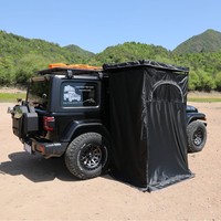 Hydraulic Shower Toilet Tent for Changing Room with LED Strip Floor and Top Ceiling
