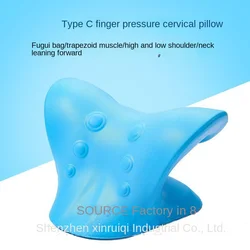 Neck Shoulder Relaxer Stretcher Cervical Traction Device Chiropractic Pillow Neck Cloud for Pain Relief Cervical Spine Alignment