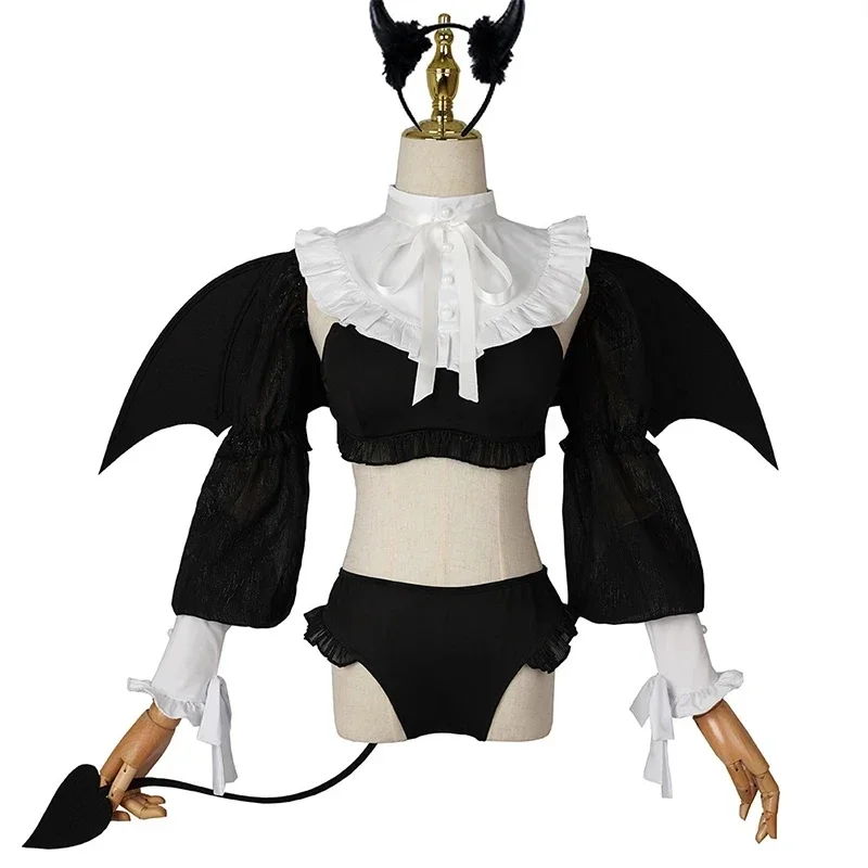 Anime My Dress Up Darling Cosplay Marin Kitagawa Little Devil Cute Sexy Halloween Costumes for Women Uniform and Wig