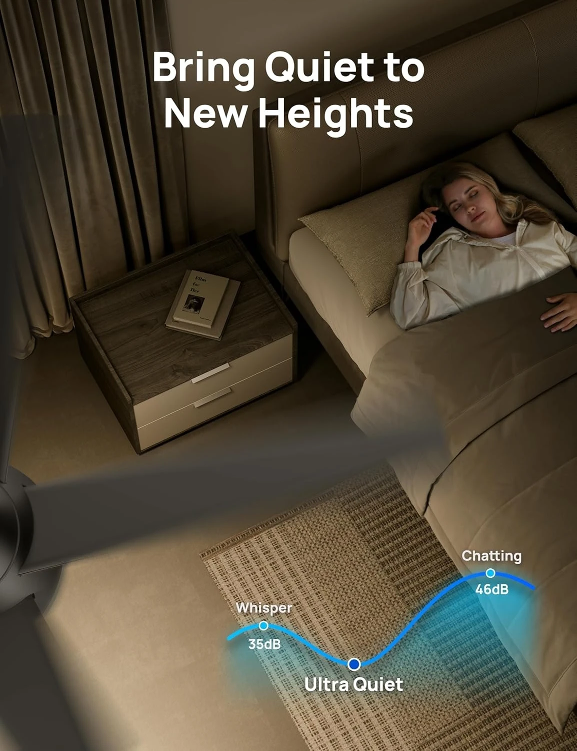 مراوح سقف مع أضواء، 52 بوصة، 6 سرعات، 5 ألوان LED قابلة للتعتيم، محرك DC هادئ قابل للعكس، جهاز تحكم عن بعد، مبيعات المصنع مباشرة