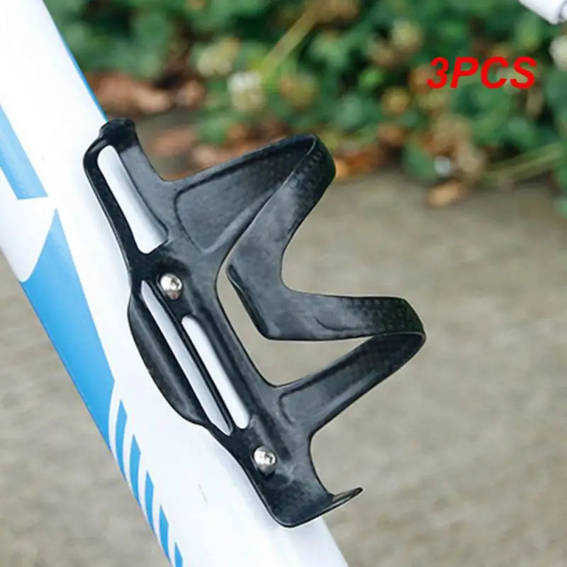 3PCS Carbon Fiber Bike Bottle Cage Lightweight Water Bottle Holder Ultra Light For MTB Mountain Road Cycling Matte