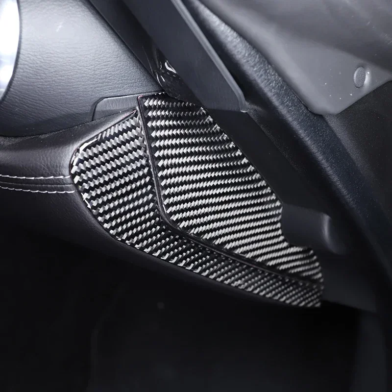 For Mazda MX-5 2016-2024 Soft Carbon Fiber Car Door Anti-collision Crash Pad Decoration Sticker Interior Protection Accessories