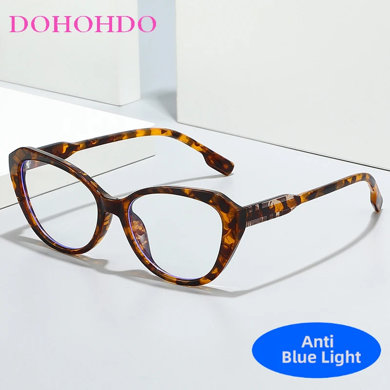 

Trendy Cat Eye Blue Light Blocking Women Glasses Retro Brand Design Men Optical Spectacle Computer Reading Protection Eyeglasses