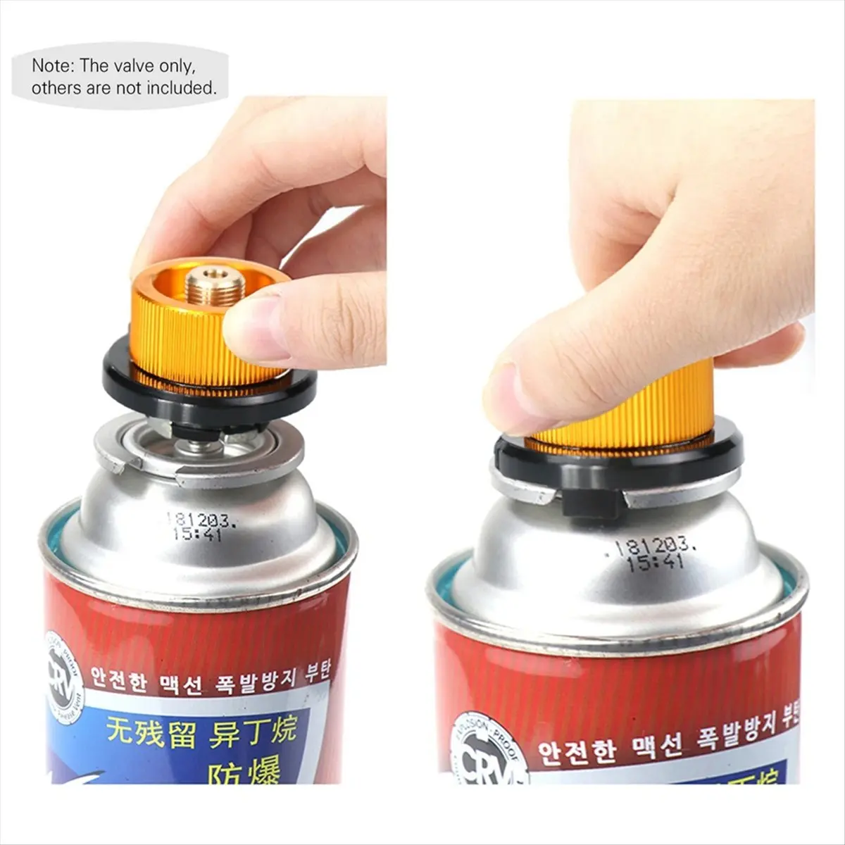 REST Camping Gas Saver Plus Gas Converter Refill Adapter Shifter Small Propane Tank Inlet Valve Cylinder Convertor, A