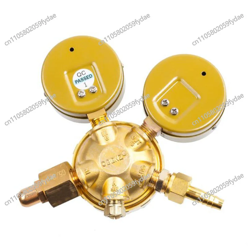 OBC-207 Nitrogen Gauge Pressure Reducing Valve Durable Anti-falling Nitrogen Regulator Nitrogen Energy-saving Pressure Reducer