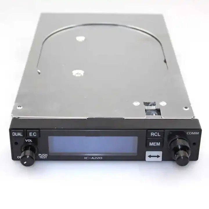 IC-A220E VHF Mobile Radio Communication 118.000-136.992MHz Air Band AM FM Vehicle Mounted Transceiver Aviation Radio for