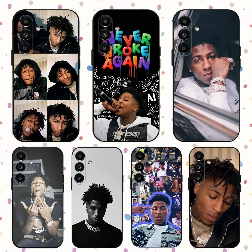 Rapper YoungBoy Never Broke Again Phone Case For Samsung S24,S21,S22,S23,S30,Ultra,S20,Plus,Fe,Lite,Note,10,9,5G Black Soft Case