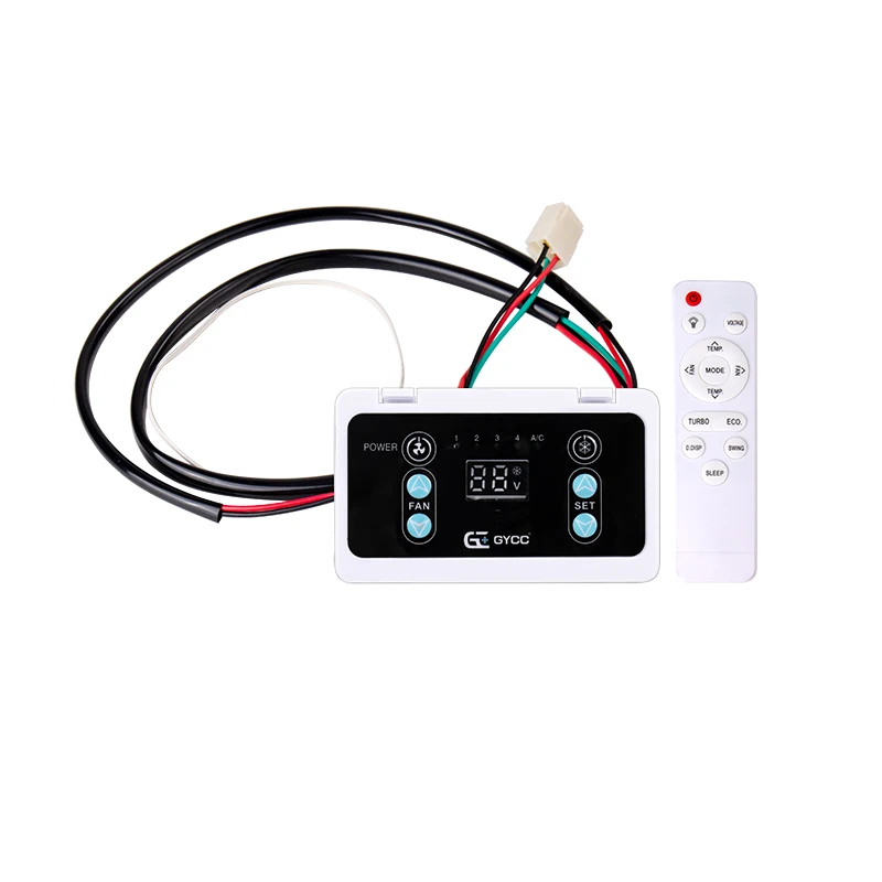 

12V 24V Frequency Conversion Evaporator Control Panel and Remote Control for A/C Parking Electric Air Conditioning