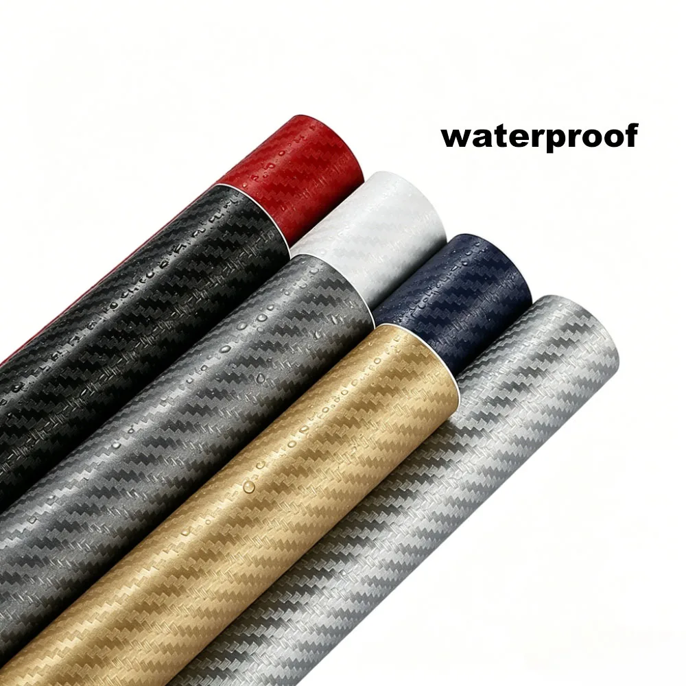 3D Carbon Fiber Auto Vinyl Wrapping Film Auto Motorrad Dekorative Aufkleber Wrapping Abdeckung Film Aufkleber Auto Zubehör – Detail 1