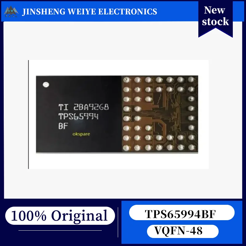 (5/20 pcs) TPS65994BF TPS65994 QFN48 Dual-Port USB Type-C PD 3.0 Controller 100% Brand New, Genuine, In Stock Chipset