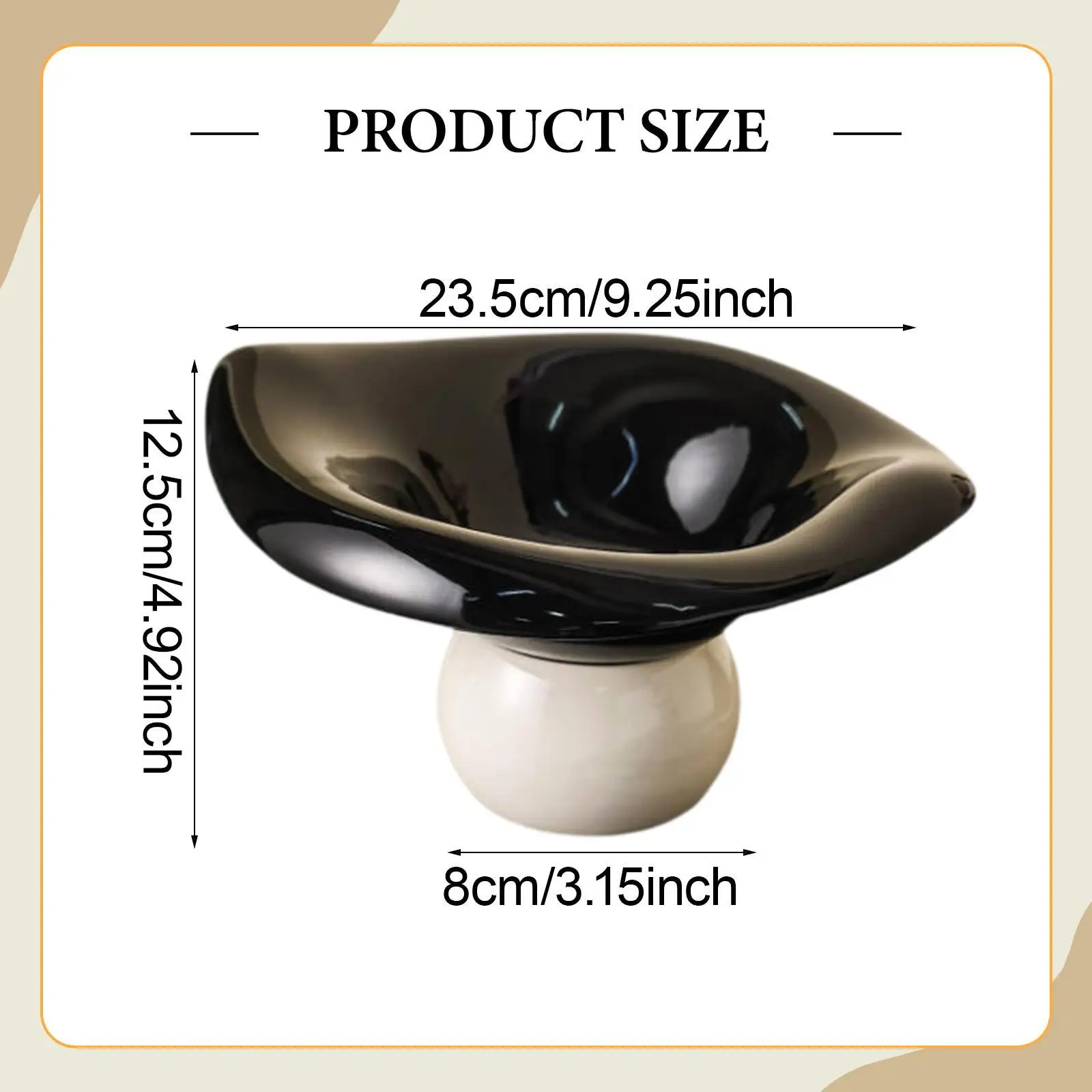 وعاء التمثال المزخرف حامل أطباق الفاكهة متعدد الأغراض طبق الطعام وجبة خفيفة صينية الجوز صينية تقديم لمزرعة الفاكهة الزفاف #6