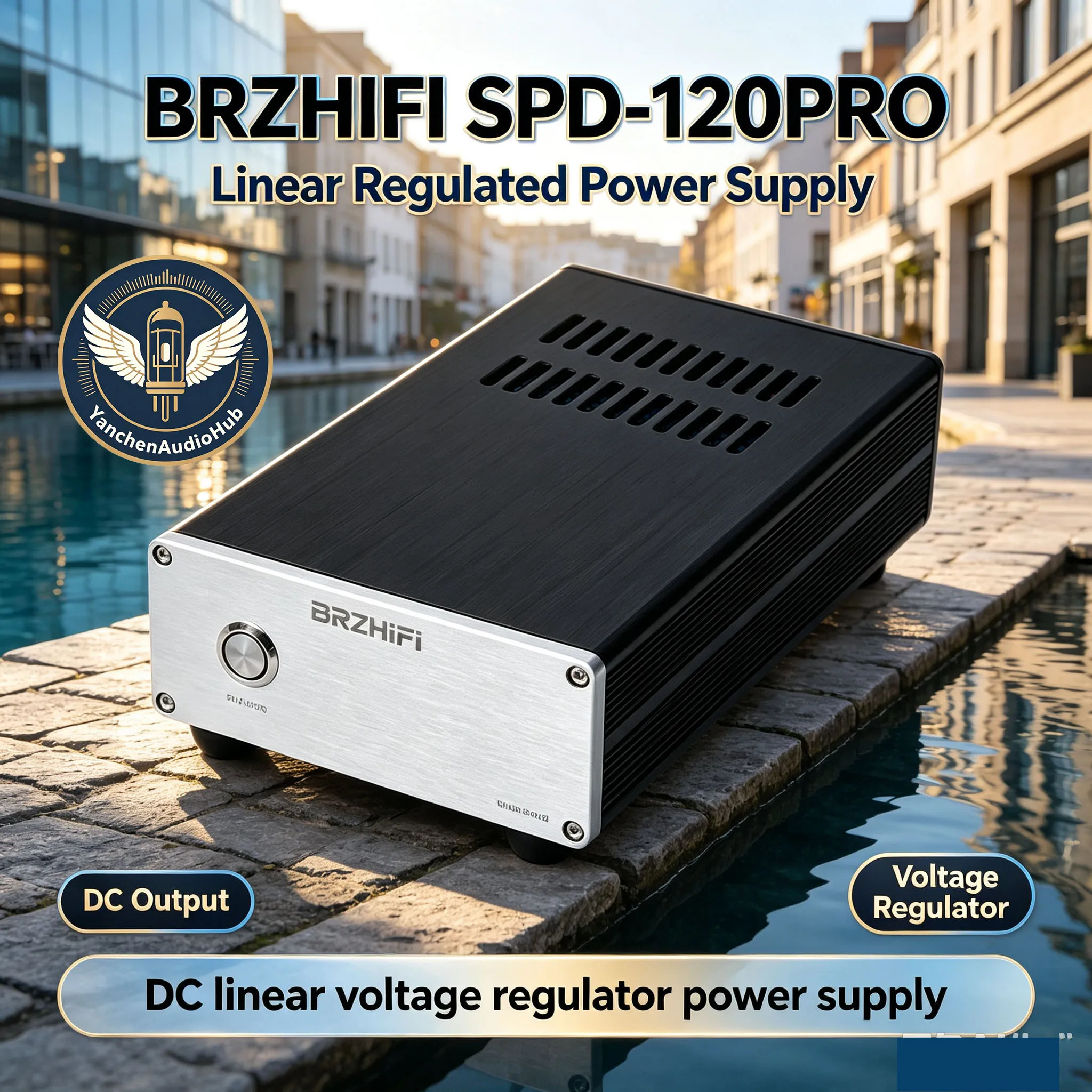 CHN 2027 new BRZHIFI SPD-120PRO 120W DC linear regulated power supplyDC output 5V-24V voltage optional hard disk box NAS circuit