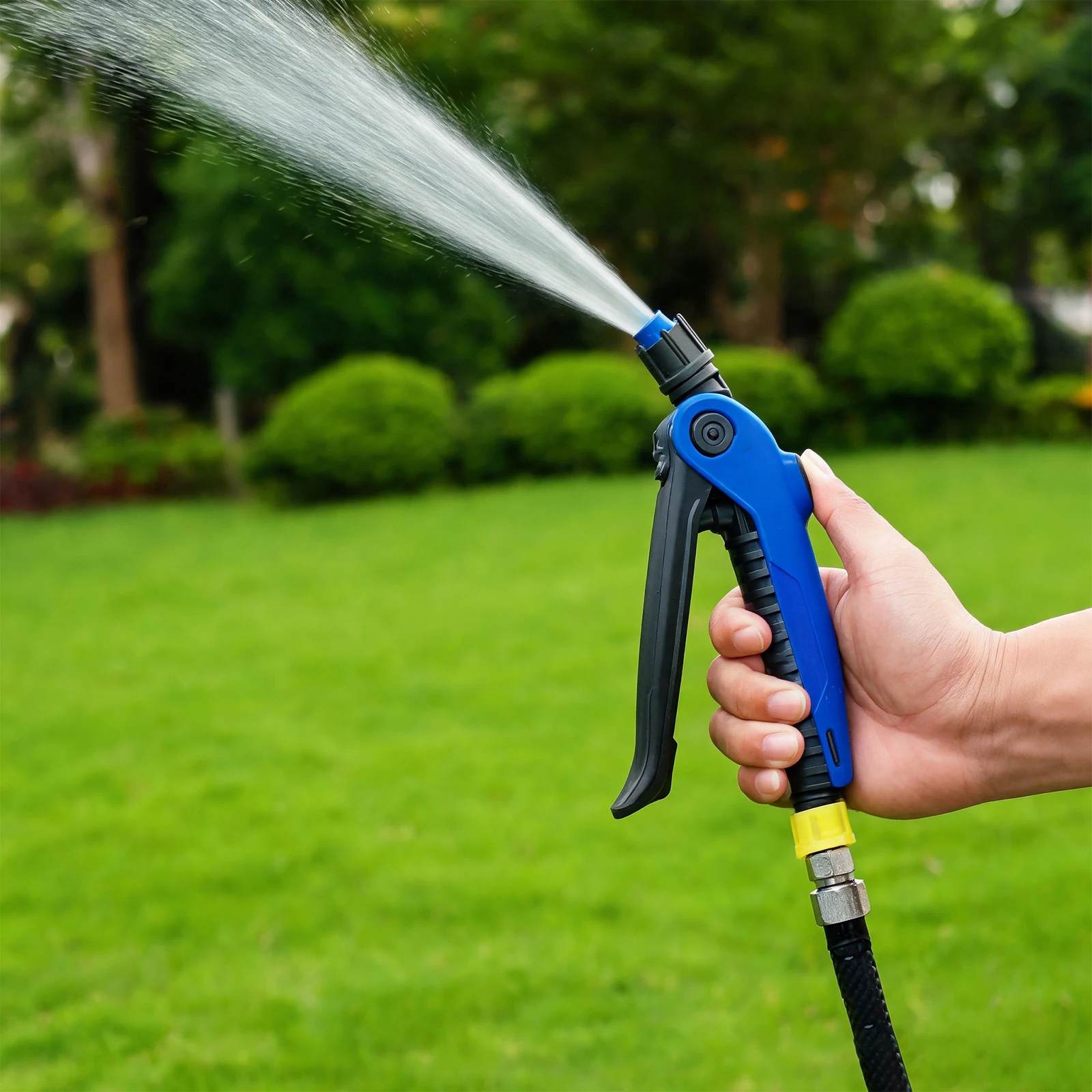 High Pressure Water Sprayer Non-Slip Handle Car Wash Water Nozzle Gun Auto Tinting Backpack Washing Gun for Car Window Cleaning