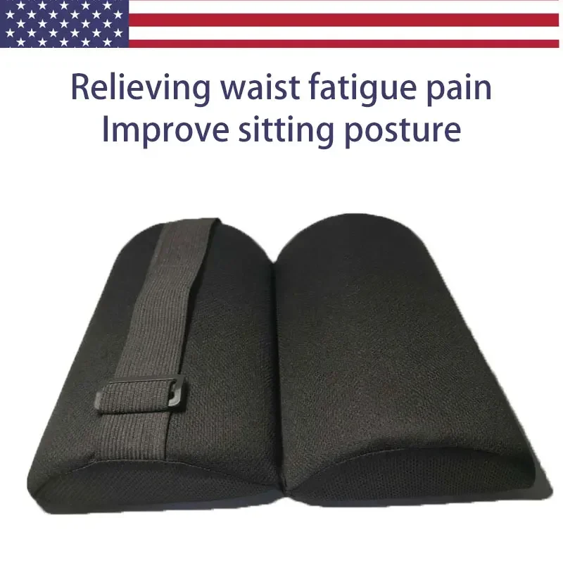 Roll Car Lumbar Support Pillow Car Seat Cushion Universal Neck Protecter Ofiice Chair Spine Support Driver Waist Fatigue Relief