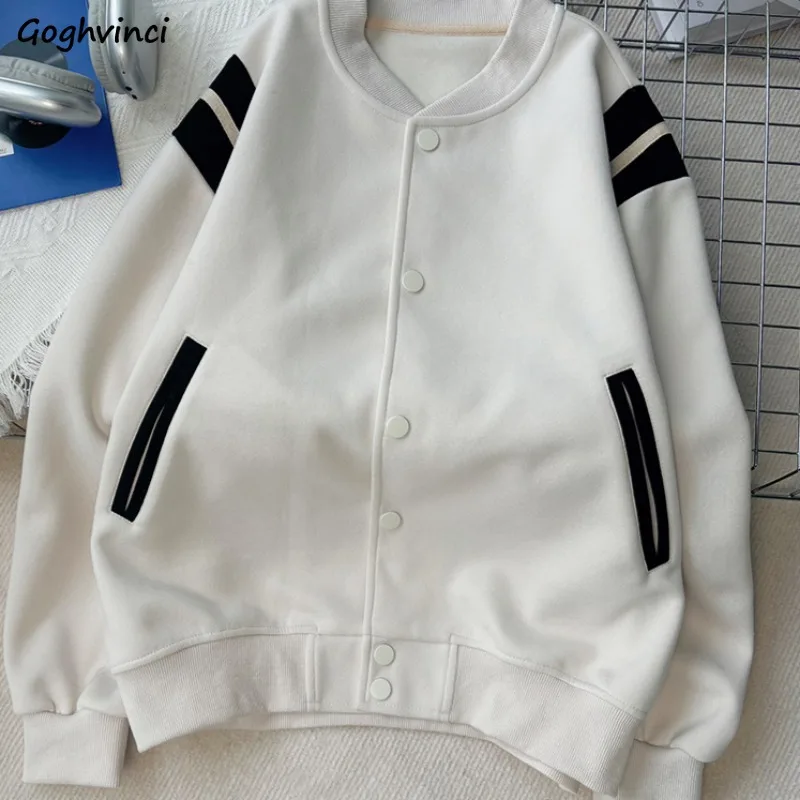 

Vintage Autumn Jackets Women Loose Fashion Casual Youthful Tees Couples Coats Cleanfit Designed Versatile Korean Style Outwear