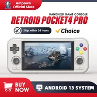 Retroid Pocket4 Pro Handheld Game Console 4.7 ''Ips Touchscreen Rp4 Android 13 Retro Videogamespeler 18W Snel Opladen Kid Cadeau